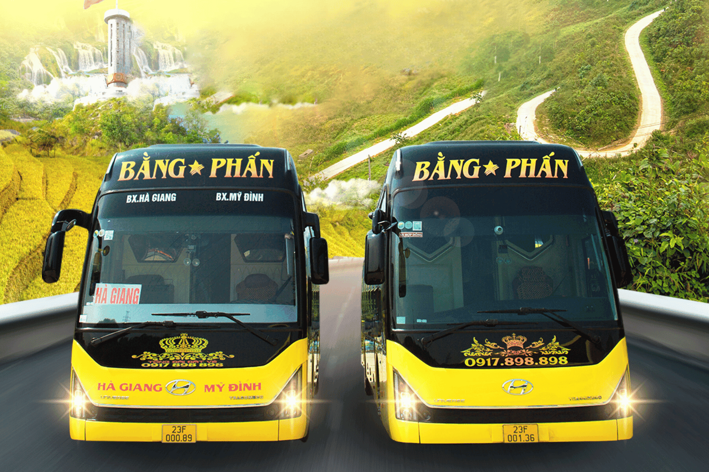Xe Hà Nội Hà Giang: Xe Bằng Phấn